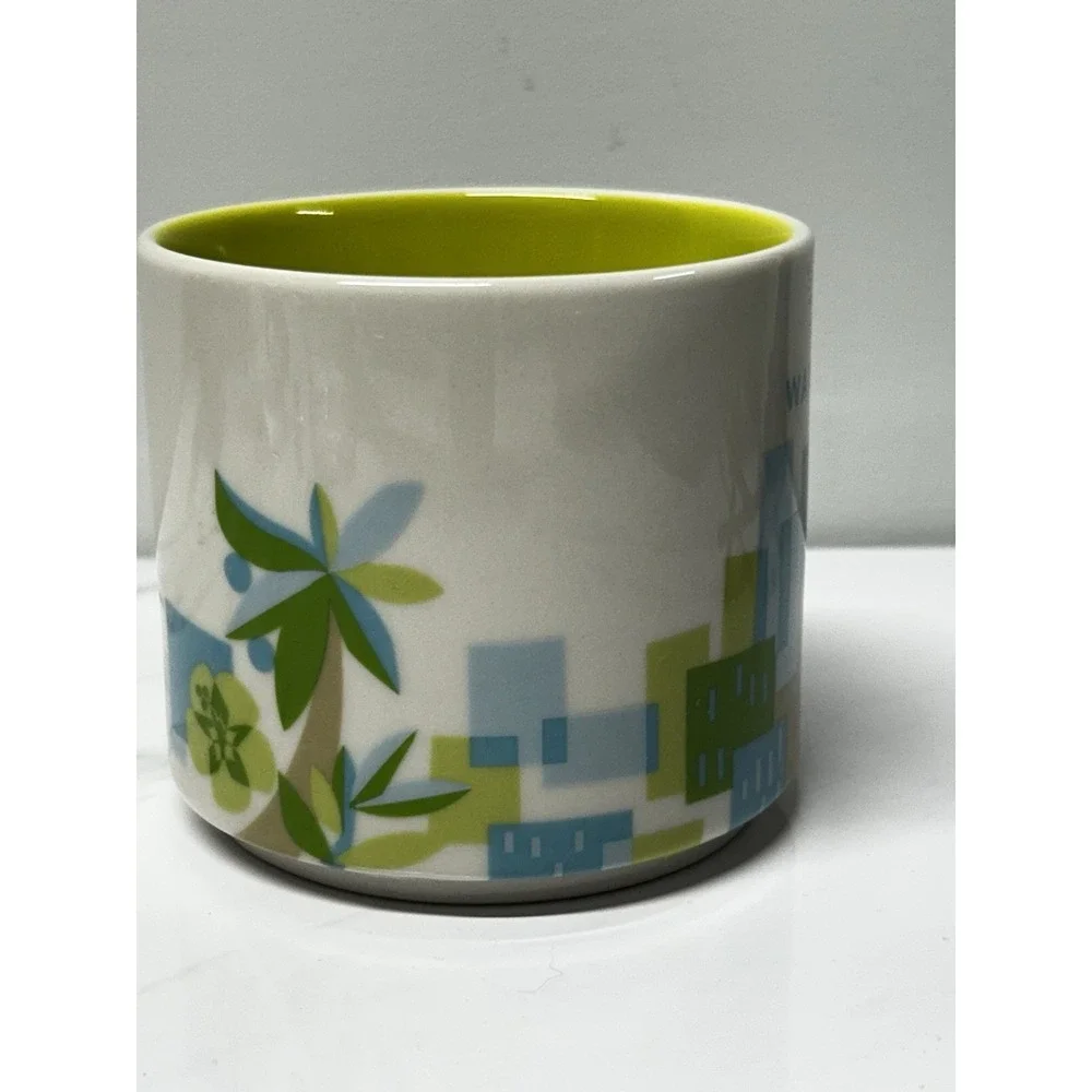 Waikiki Hawaii Beach Starbucks Mug Skyline 2013 Coffee Cup You Are Here 14oz